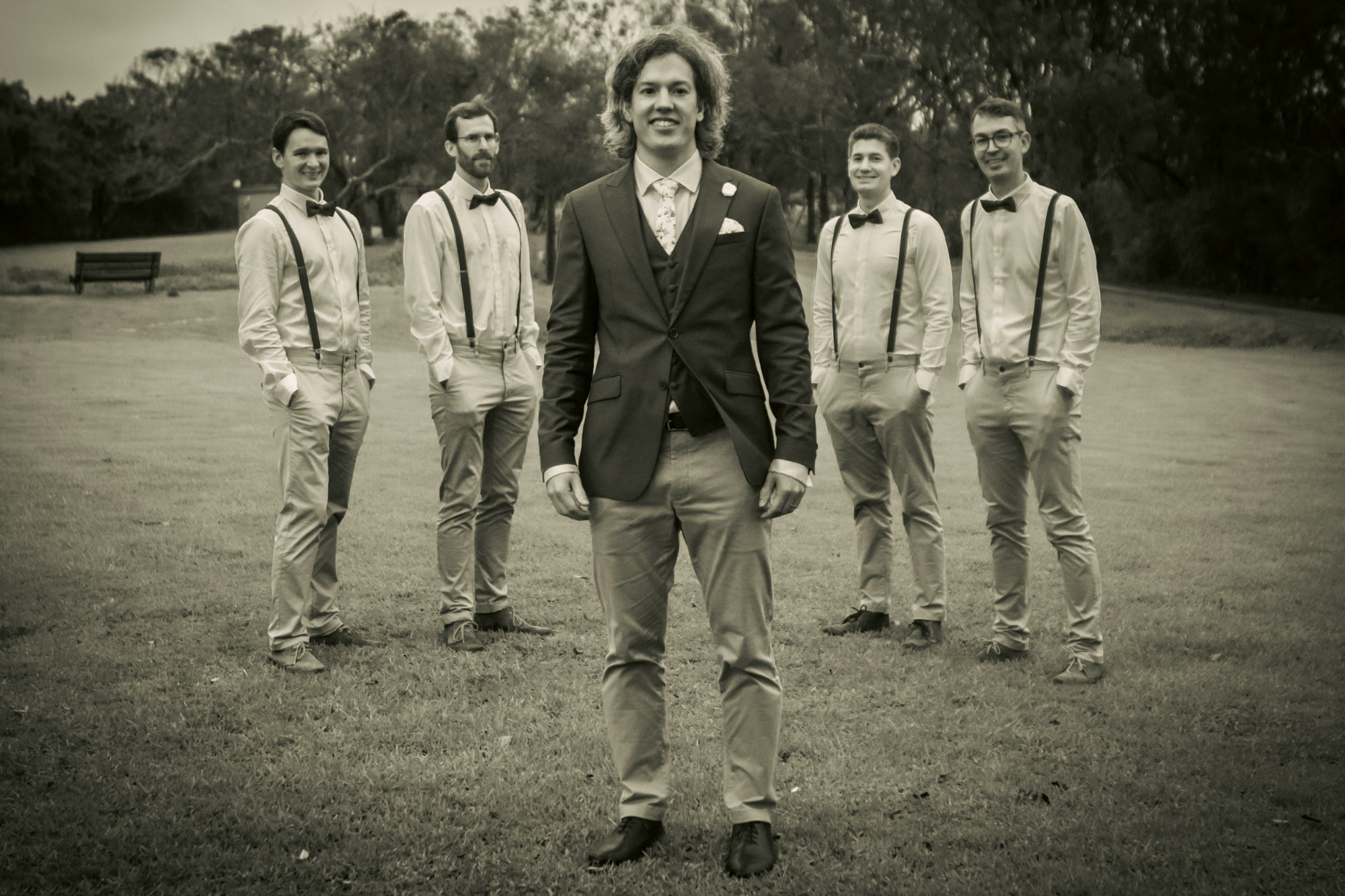 Portrait of the couple smiling together