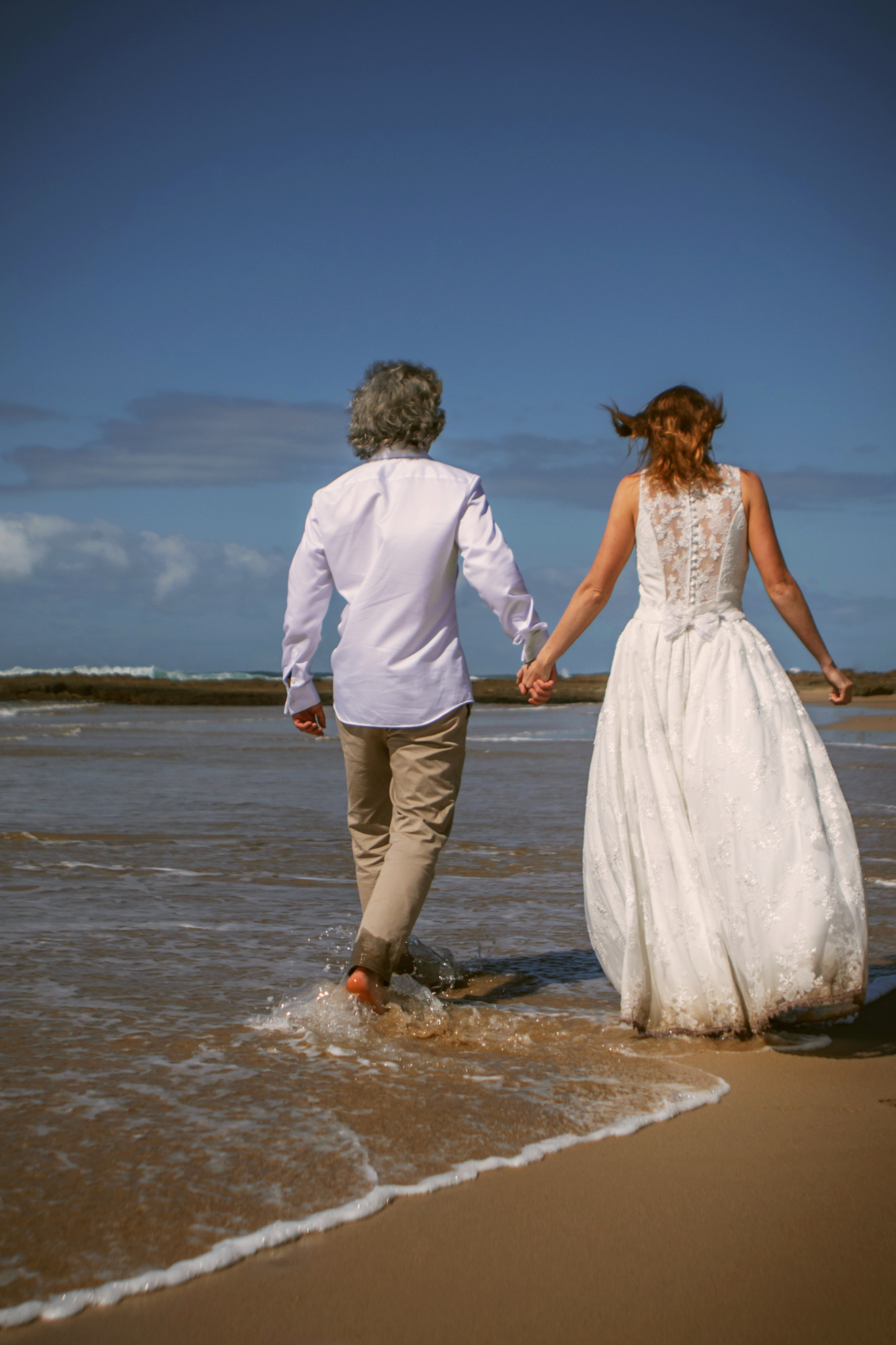 Wide romantic wedding image